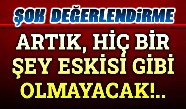 Şamil Tayyar'dan şok tespitler!..