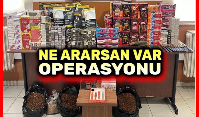 Ne ararsan var operasyonu!..