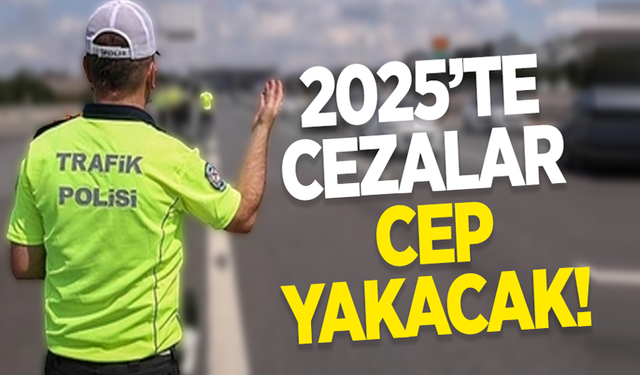 2025'te trafik cezaları cep yakacak!..