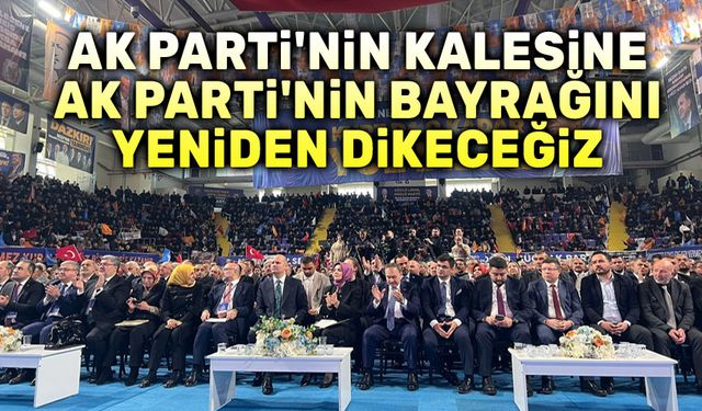 AK Parti'nin kalesine, AK Parti'nin bayrağını yeniden dikeceğiz