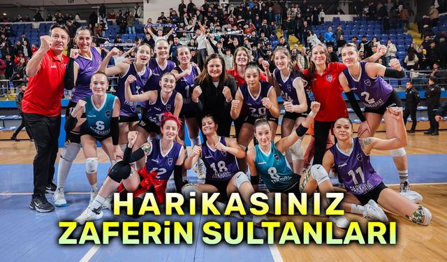 Zaferin Sultanları, şova devam ediyor:3-0