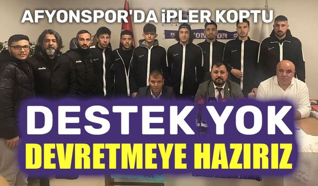 Afyonspor Kulüp Başkanı Mevlüt Akkuş'tan flaş açıklamalar!..