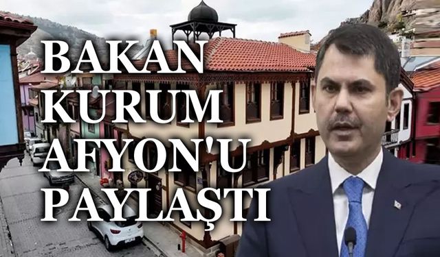 Bakan Kurum paylaştı: Ziyaretçisi bol olsun