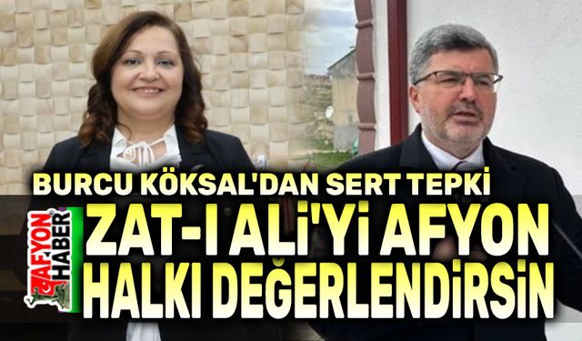 Afyonkarahisar Belediyesinden "zat-ı Ali'ye" cevap