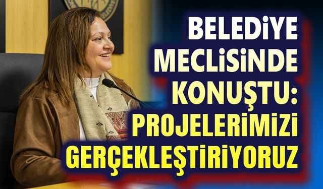 Başkan Burcu Köksal: Projelerimizi gerçekleştiriyoruz