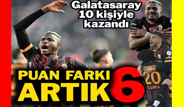 Puan farkı 6 oldu!..