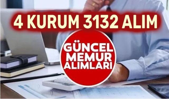 Kamuya memur alımı yapılacak