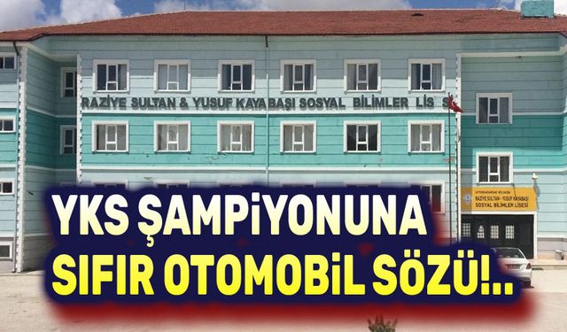 YKS şampiyonu ol, otomobili al!..