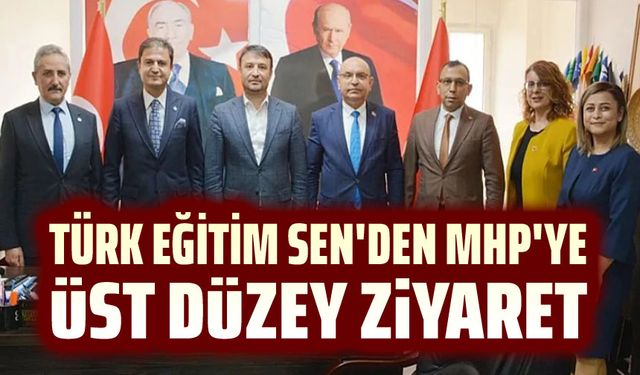 Türk Eğitim Sen'den MHP'ye üst düzey ziyaret