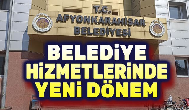 Afyonkarahisar Belediyesi E-Ruhsat hizmeti başlıyor