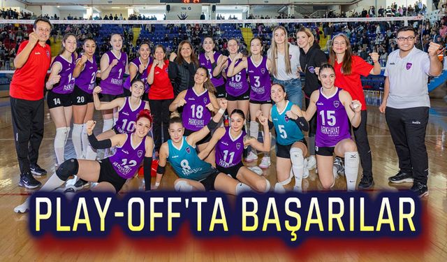 Afyon Belediye Yüntaş Kadın Voleybol takımı, play-off'a yükseldi