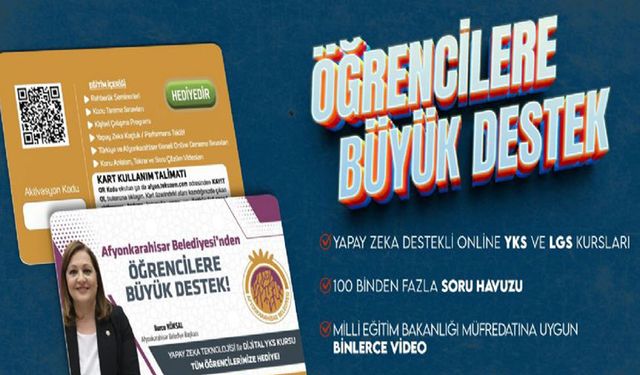 Sınavlara hazırlanan gençlere büyük destek: Sınav Kart