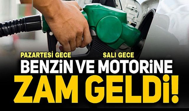 Benzine ve motorine zam geliyor