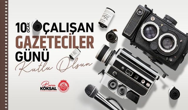 Başkan Burcu Köksal'ın  10 Ocak Çalışan Gazeteciler Günü mesajı