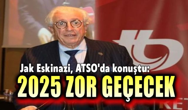 Jak Eskinazi: 2025 zor geçecek