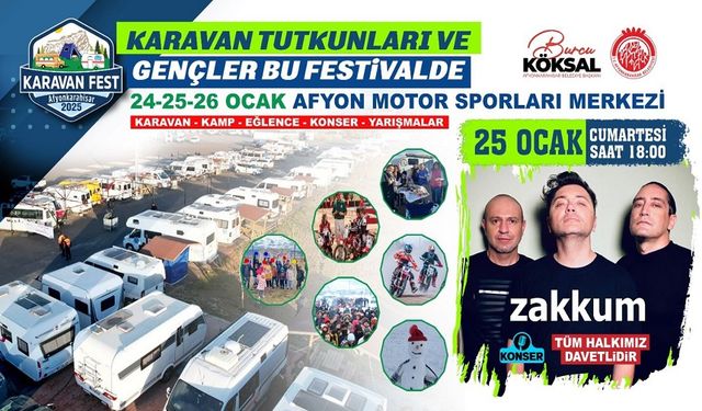 Afyonkarahisar Karavan Fest 2025 başlıyor