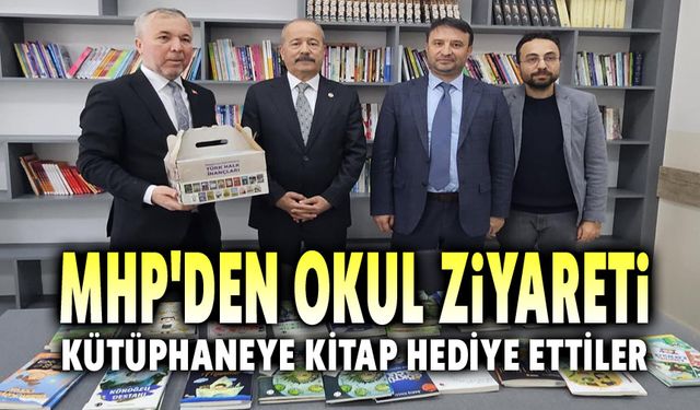 MHP'den Yunus Emre Ortaokuluna ziyaret