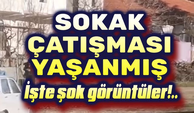 Sokak çatışması yaşanmış!.. Şok görüntüler!..