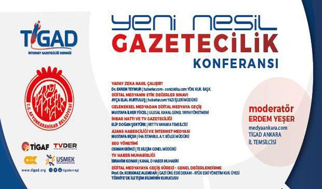 Yeni Nesil Gazetecilik konulu konferans