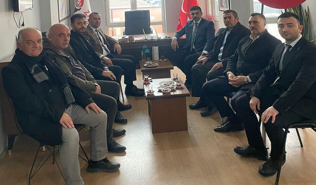 Afyonkarahisar'da İYİ Parti'den Zafer Partisine destek ziyareti