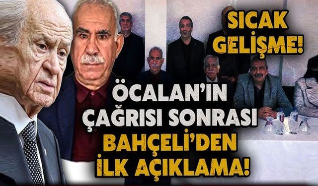 Devlet Bahçeli'den beklenen açıklama geldi!..