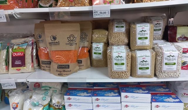 Emirdağlı kadınların ürettiği ürünler Avrupa pazarında