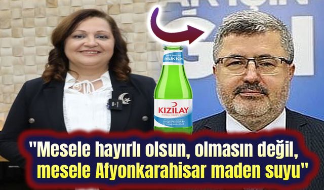 Burcu Köksal'dan Ali Özkaya'ya maden suyu tavsiyesi!..