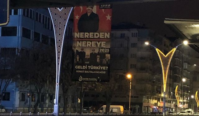 Afyonkarahisar Zafer Partisi'nden pankart açıklaması