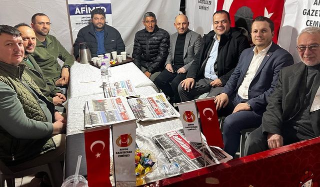 Karataş, AGC çadırını ziyaret etti