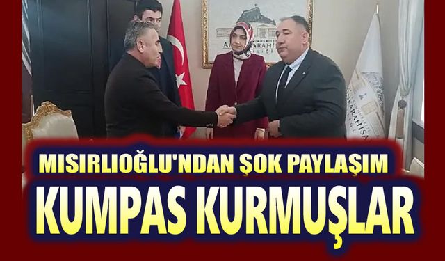 Özür kumpası kurmuşlar!..