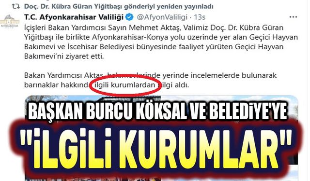 İlgili kurumlar!..