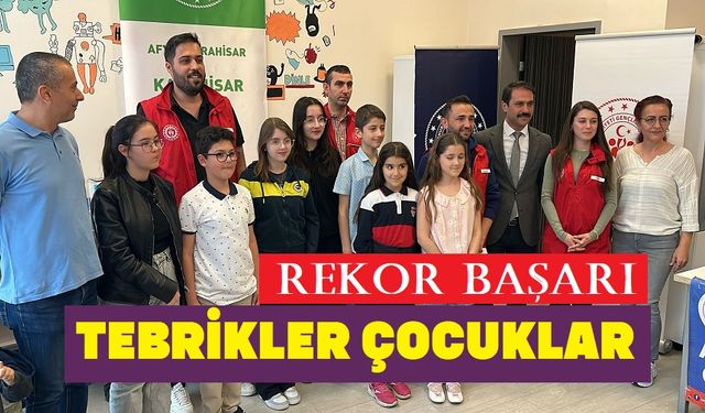 Afyonlu öğrencilerden rekor başarı