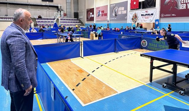 2.Lig Masa Tenisi Müsabakaları Afyon'da yapılıyor