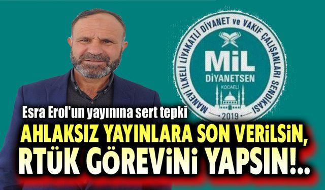 Afyon Mil Diyanet Sen: Ahlaksız yayınlara son verilsin, RTÜK görevini yapsın