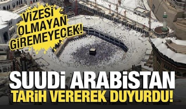 Suudi Arabistan'dan hac düzenlemesi!..