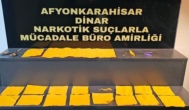 Afyon'da uyuşturucu operasyonu, 2 tutuklama