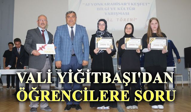 Afyonkarahisar’ı Keşfet Bilgi ve Kültür Yarışması finali gerçekleşti