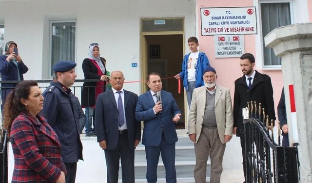 Çapalı Köyü’ne taziye evi ve misafirhane yapıldı