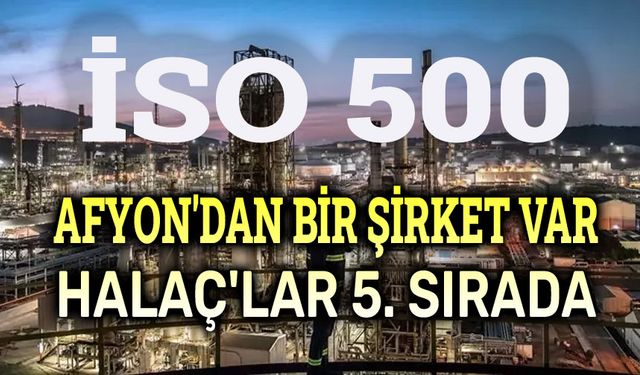 İSO ilk 500 açıklandı