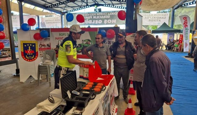 Tarım Fuarında trafik eğitimi