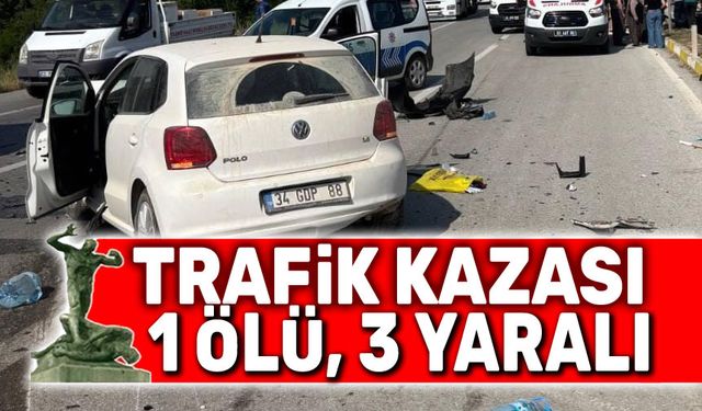 Afyonkarahisar’da kaza: 1 ölü, 3 yaralı