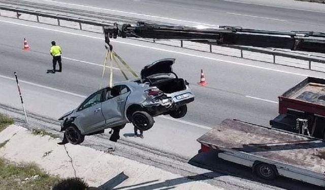 Emirdağ'da trafik kazası, 2 yaralı
