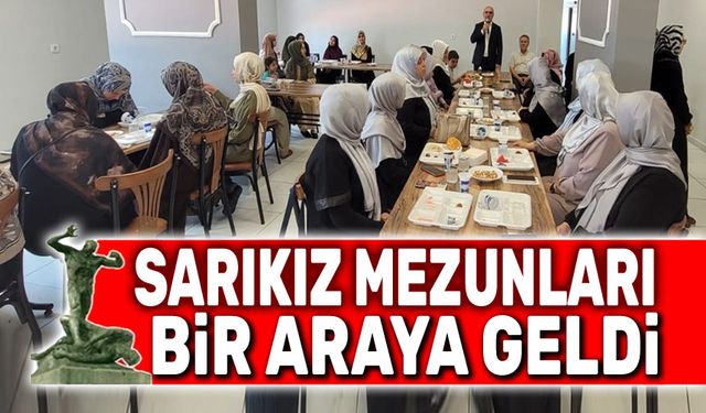 Sarıkız Hafızlık Kur’an Kursu mezunları buluştu