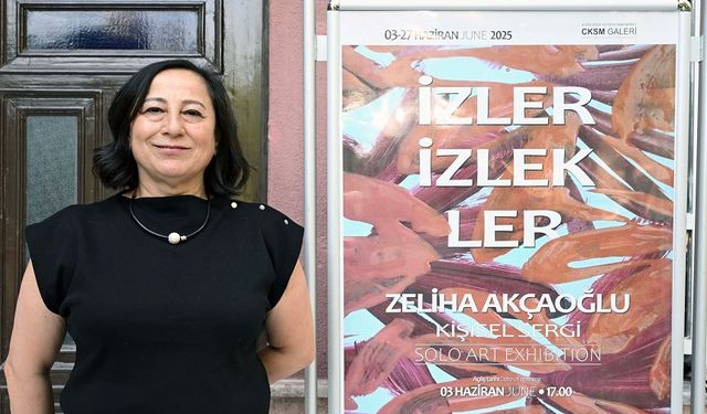AKÜ GSF'de Prof. Zeliha Akçaoğlu’nun Kişisel Sergisi açıldı