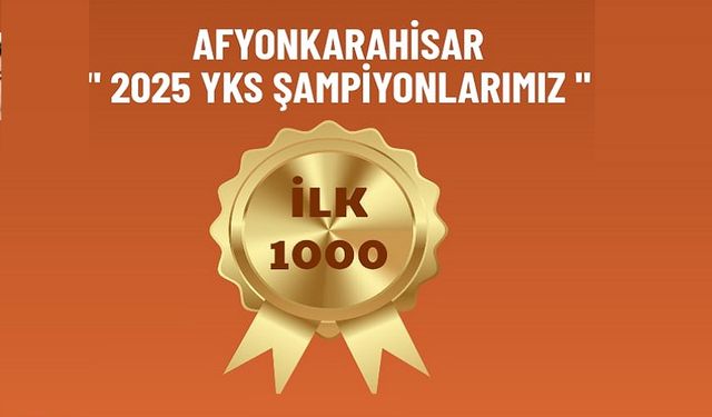 Afyon'dan YKS'de de başarılı sonuçlar!..