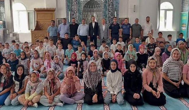 Kaymakam Aslan, Kur’an Kursu öğrencileriyle buluştu