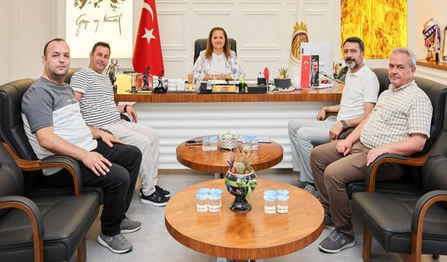 Esnaf Başkanları Başkan Köksal'ı ziyaret etti