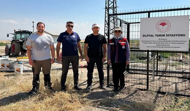 Emirdağ'da çiftçileri rahatlatacak sistem kuruldu