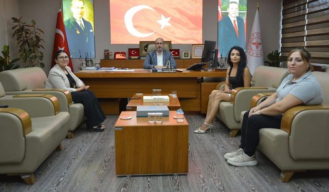 Ulusal Otizm Konfederasyonu'ndan İl Sağlık Müdürü Öztürk'e ziyaret