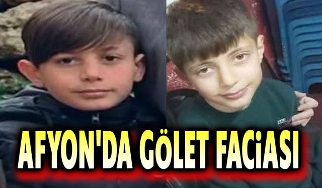 Afyon'da gölet faciası